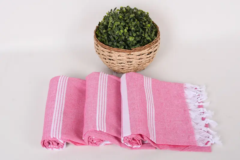 Yoga Towel, Travel towel, Cute Beach Towel, Personalized Gifts, Embroidered Towel, Gym Towel, Bridal Shower Gifts, 68x36 Cotton Striped Towel - 8