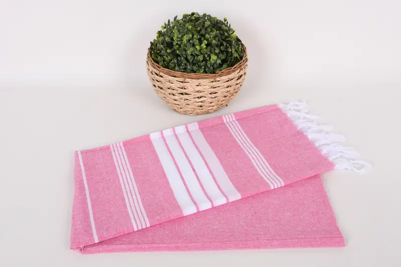Yoga Towel, Travel towel, Cute Beach Towel, Personalized Gifts, Embroidered Towel, Gym Towel, Bridal Shower Gifts, 68x36 Cotton Striped Towel - 4