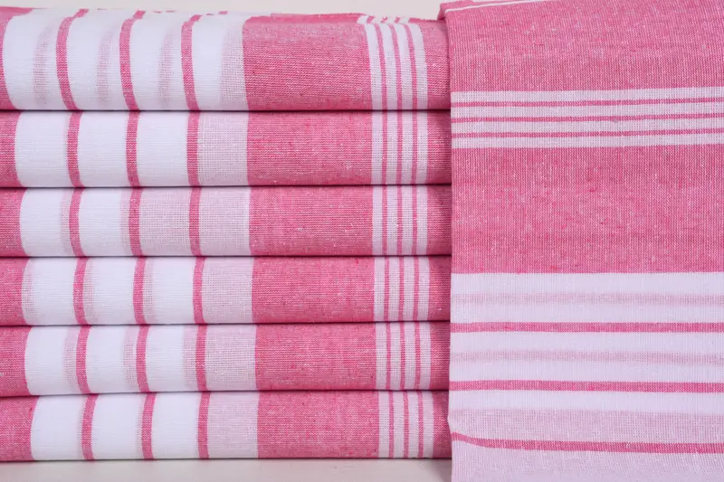 Yoga Towel, Travel towel, Cute Beach Towel, Personalized Gifts, Embroidered Towel, Gym Towel, Bridal Shower Gifts, 68x36 Cotton Striped Towel - 1