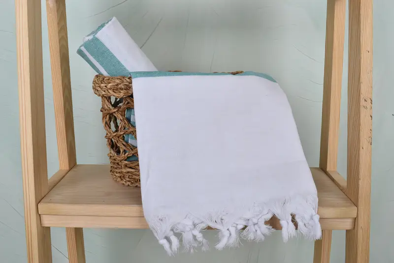 70x40 Cotton Striped Towel, Bachelor Party Favors, Bridesmaid Gift Towel, Guest Towel, Peshtemal Towel, Travel Towel, Turkish bath towel, Gym Towel - 4