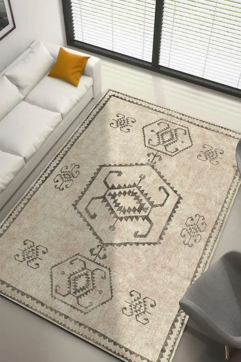 Elegant Printed Rug: Modern Design, Soft Fabric, Unique Patterns