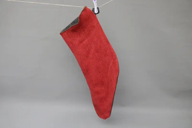 Süslü Kırmızı Noel Çorabı, Şenlikli Tatil Çorabı