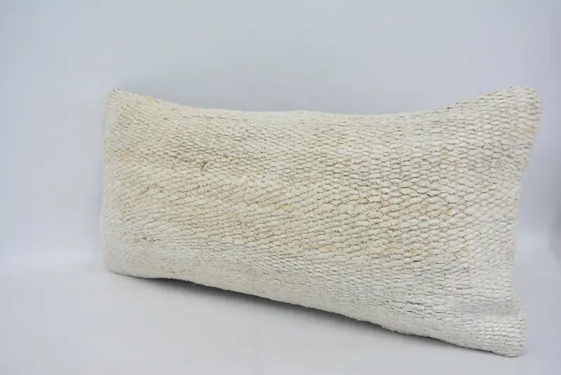 Geometric Embroidered Pillow, 12x24 Inches Decorative Pillow - 4