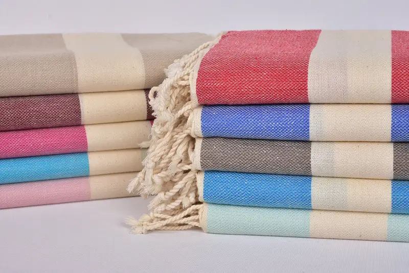 Turkish hand towel, Custom Beach Towels, 70x40 Cotton Striped Towel, Quick-dry peshtemal, Bridesmaid Gift, Bridesmaid Gifts Personalized - 1
