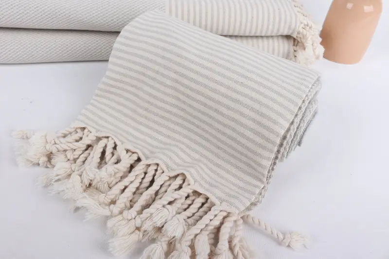 Quick-Dry Beach Towel, Gift Boxes Towel, 70x36 Cotton Striped Towel, Travel towel, Personalized Gift, Custom monogram Turkish beach towel USA - 4