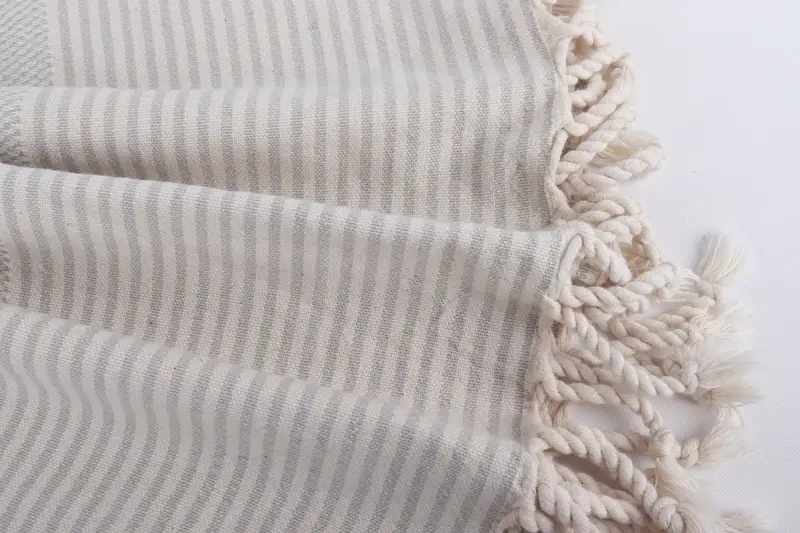 Quick-Dry Beach Towel, Gift Boxes Towel, 70x36 Cotton Striped Towel, Travel towel, Personalized Gift, Custom monogram Turkish beach towel USA - 8