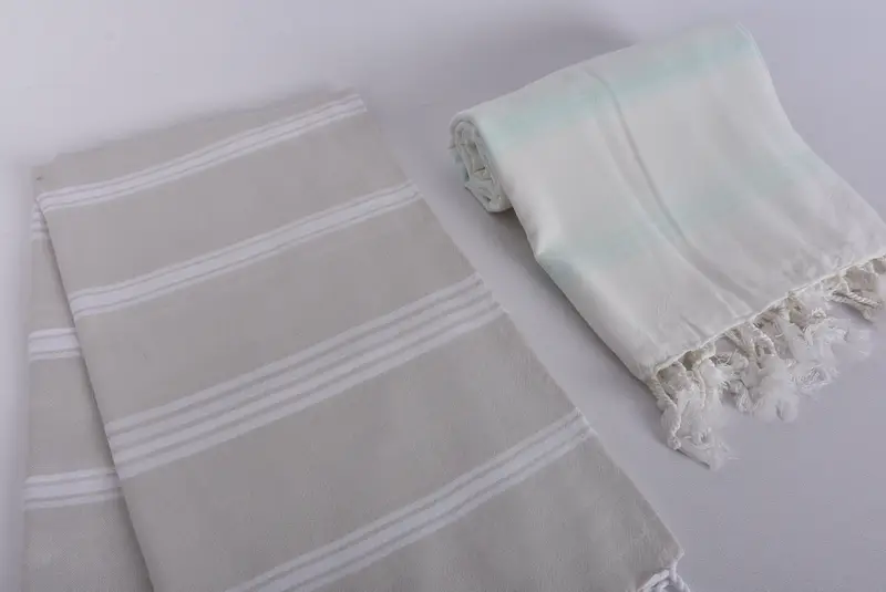 Bridesmaid Proposal Gift, Cotton towel, Turkish Towel USA, Large Beach Towel Personalized, Home Decor Gifts, Guest Towel, 70x36 Cotton Striped Towel - 7