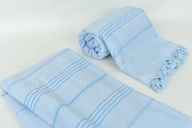 Monogram Turkish Towel, Soft towel, Quick-Dry Beach Towel, Best Wedding Gift, Handmade Gift, Pool Towels, 68x36 Cotton Striped Terry Towel - 7