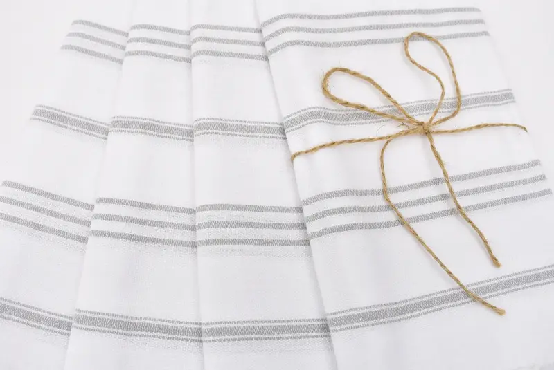 Home Decor Gifts, Wedding Day Gift For Bride, Summer Towel, Custom Hand Towel, 40x24 Cotton Striped Towel, Bathroom Towels, Gym Towel, Wedding Gift - 4