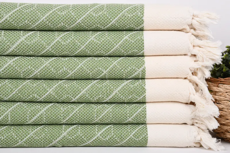Turkish Towel Hand Towel, Grandma Gift, Turkish Tea Towel, Turkish Towel Monogram, Monogram Towels, 36x18 Cotton Geometric Towel, Personalized Gifts - 2