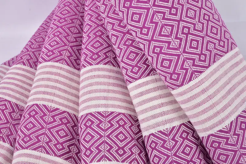 Quick-dry towel, Grandma Gift, Decorative Towel, Gift For Her, Authentic Turkish hammam peshtemal, 68x40 Cotton Diamond Towel, Bridal Shower Favors - 5