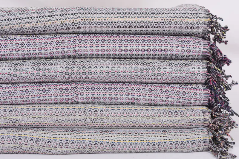 Gift For Her, Monogram Turkish Bath Towel, Kitchen Towel, Bathroom Towels, 38x18 Cotton Colorful Diamond Towel, Bridesmaid Gifts, House Warming Gift - 3