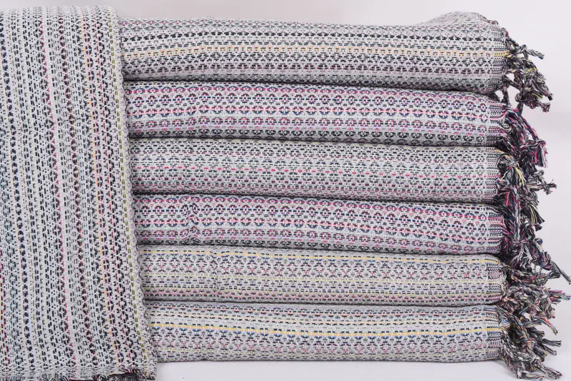 Gift For Her, Monogram Turkish Bath Towel, Kitchen Towel, Bathroom Towels, 38x18 Cotton Colorful Diamond Towel, Bridesmaid Gifts, House Warming Gift - 1