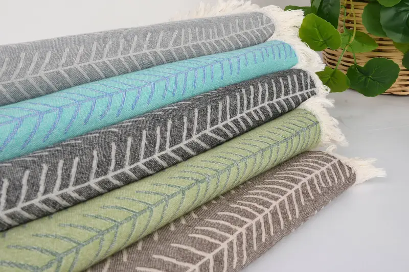 70x36 Cotton Floral Patterned Towel, Xmas Gifts, Large Turkish Towel, Lightweight Turkish towel, Personalized Gifts, Personalized Towel Gift - 3
