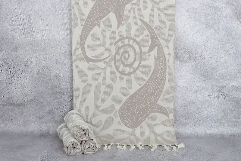 Wedding Gift Kitchen Towel, Kitchen Towel, Monogram Hand Towel, 40x18 Cotton Whale Design Towel, Gym Towel, Personalized Gifts, Wedding Shower Gift - 1