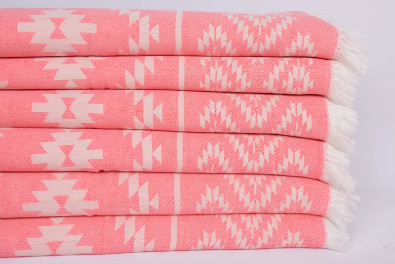 Bridesmaid Gifts, 40x20 Cotton Kilim Towel, Monogram Tea Towel, Travel Towel, Kitchen Towel, Personalized Kitchen Towel, Wedding Hand Made Gift - 4