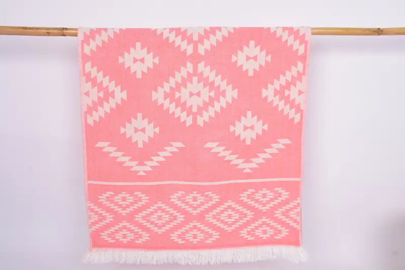 Bridesmaid Gifts, 40x20 Cotton Kilim Towel, Monogram Tea Towel, Travel Towel, Kitchen Towel, Personalized Kitchen Towel, Wedding Hand Made Gift - 1