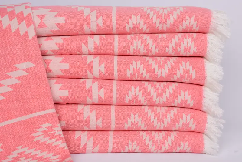 Bridesmaid Gifts, 40x20 Cotton Kilim Towel, Monogram Tea Towel, Travel Towel, Kitchen Towel, Personalized Kitchen Towel, Wedding Hand Made Gift - 2