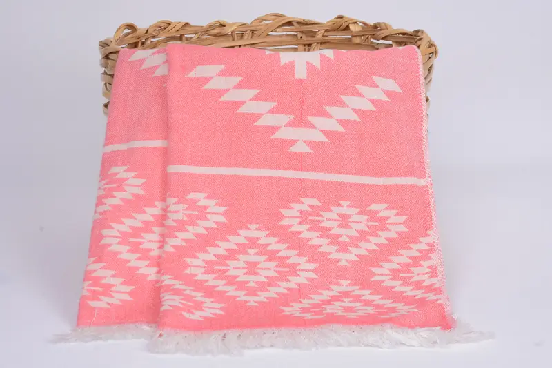 Bridesmaid Gifts, 40x20 Cotton Kilim Towel, Monogram Tea Towel, Travel Towel, Kitchen Towel, Personalized Kitchen Towel, Wedding Hand Made Gift - 6