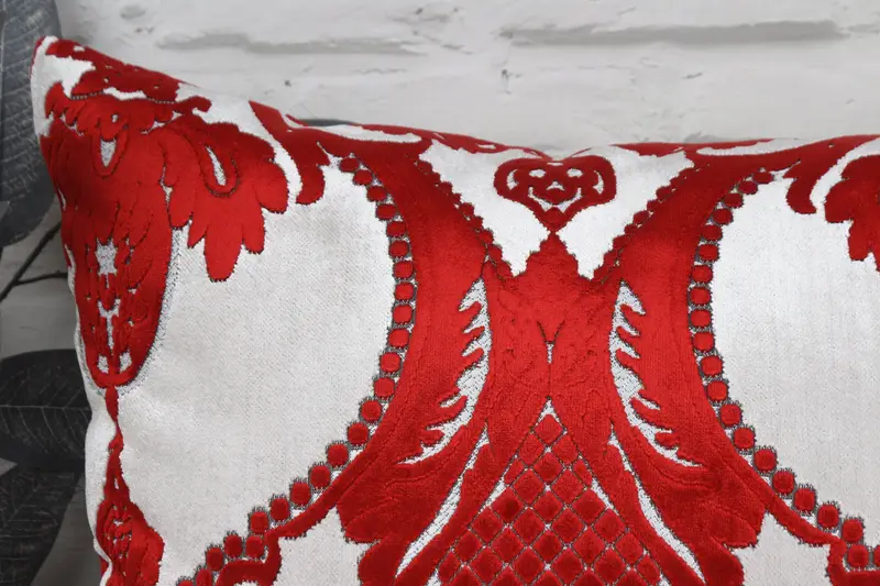 Boho Throw Pillow, Armchair Cushion, Vintage Kilim Throw Pillow, Home Decor Pillow, Pillow for Sofa, 20x20 Red Pillow Cover, Pillow Case - 2