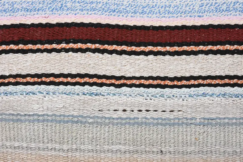 Turkish Kilim Pillow, Ethnical Kilim Rug Pillow, 24x24 White Pillow Sham, Pillow Case, Luxury Pillow Cover, Turkish Pillow, Garden Cushion Cover - 3