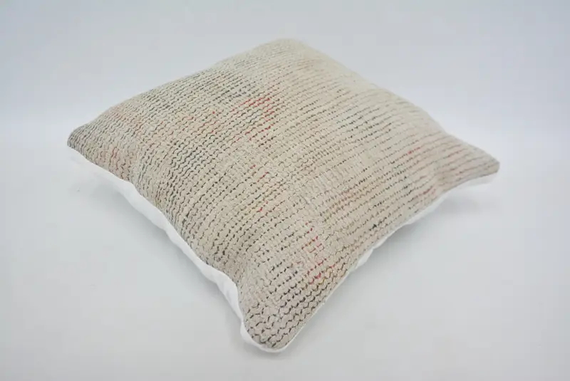 Turkish Kilim Pillow, Pillow Sham, Lounge Throw Cushion Case, 12x12 Yellow Pillow, Antique Pillows, Interior Designer Pillow - 6