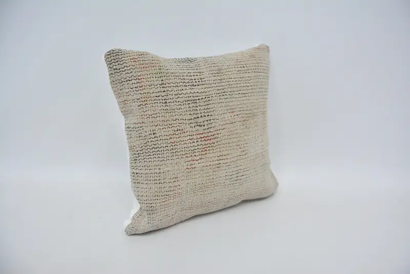 Turkish Kilim Pillow, Pillow Sham, Lounge Throw Cushion Case, 12x12 Yellow Pillow, Antique Pillows, Interior Designer Pillow - 3