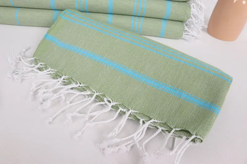 Bridesmaid Favors, Bachelor Towel, Gift For Her, 40x24 Cotton Striped Towel, Monogram Hand Towel, Turkish Towel Hand Towel, Gym Towel, Wedding Gift - 4
