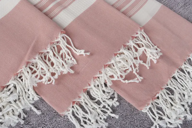 Beach Size Towel, Bridesmaid Gift, Bachelor Gifts, Soft and absorbent Turkish towel, Home Decor Towel, Travel towel, 60x38 Cotton Striped Towel - 5