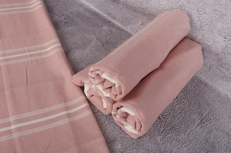 Beach Size Towel, Bridesmaid Gift, Bachelor Gifts, Soft and absorbent Turkish towel, Home Decor Towel, Travel towel, 60x38 Cotton Striped Towel - 8