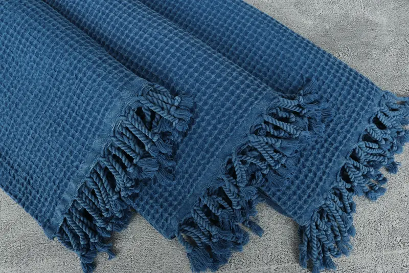 Personalized Gift For Her, Personalized Beach Towel, Bulk Order Towel, 68x36 Cotton Waffle Towel, Personalized Bridesmaid Gift, Turkish bath towel - 5