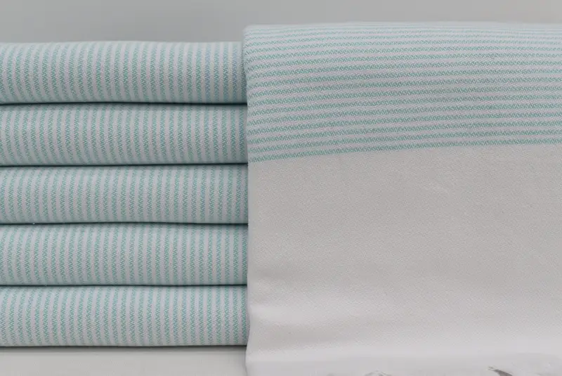 Bridesmaid Gift, Gym Towel, 70x40 Cotton Striped Towel, Lightweight Turkish towel, Monogram Towels, Spa Gift, Personalized Bridesmaid Gift - 1