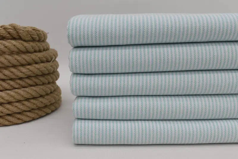 Bridesmaid Gift, Gym Towel, 70x40 Cotton Striped Towel, Lightweight Turkish towel, Monogram Towels, Spa Gift, Personalized Bridesmaid Gift - 2