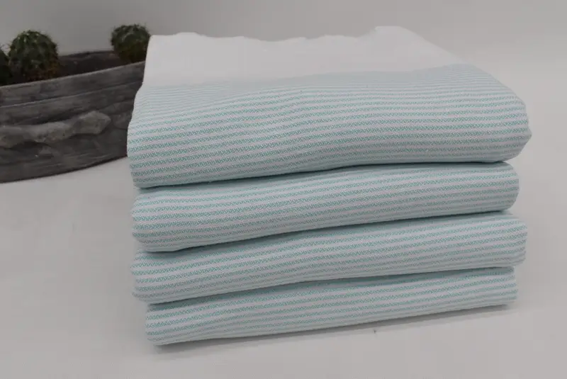 Bridesmaid Gift, Gym Towel, 70x40 Cotton Striped Towel, Lightweight Turkish towel, Monogram Towels, Spa Gift, Personalized Bridesmaid Gift - 6