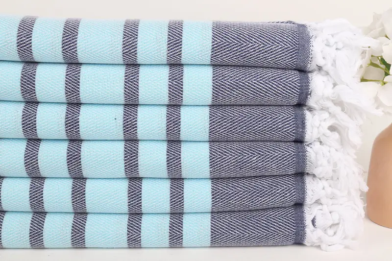 Monogrammed Turkish Towel, Turkish towel, 68x36 Cotton Chevron Towel, Bridal Shower Favor, Summer Towel, Turkish Towel USA, Personalized Beach Towel - 3