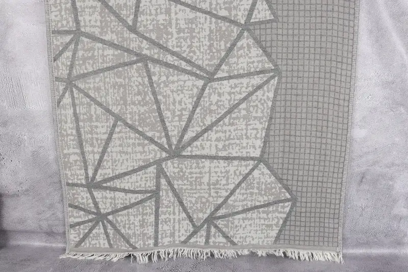 Sandfreies Handtuch, Bio-Handtuch, 70x40 Baumwoll-Asymmetrie-Designtuch, Geschenk des ersten Hochzeitstags, Sticktücher, personalisiertes Hochzeitsgeschenk - 1