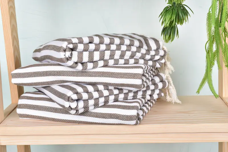 Bachelorette Party Favors, Best Friend Christmas Gift, Beach Towel Monogram, Gifts For Him, Beach Towel Gift, 70x40 Cotton Striped Towel, Gym Towel - 7