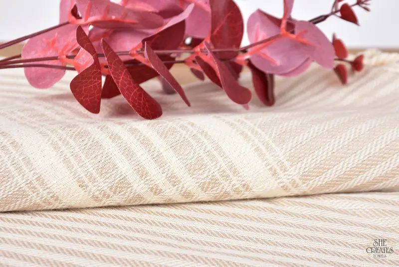 Grandma Gift, Personalized Towel Gift, Quick-Dry Beach Towel, Summer Towel, 68x38 Linen Striped Towel, Hammam towel, Monogrammed Beach Towel - 6