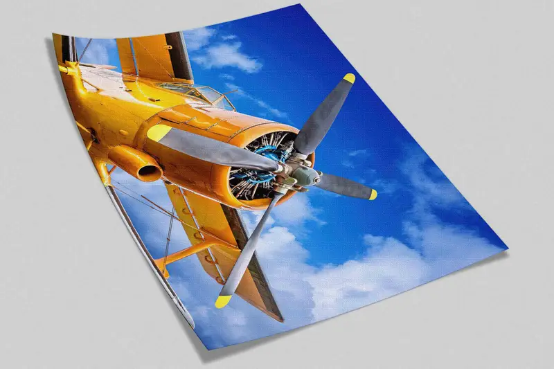 Historical Aircraft Paper Craft, Propeller of an Historical Aircraft Mural, Aircraft Wall Print, Modern Wall Art, Accent Wall,Plane Wall Art - 8