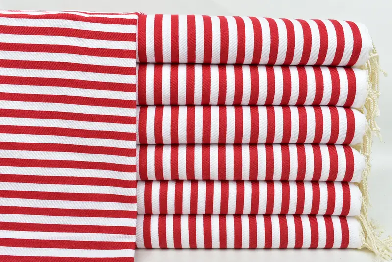 Wedding Gift, Bridesmaid Gifts, Merry Christmas Gifts, Girl Trip Party Favor, Turkish Hand Towel, Bridal Shower Gift, 40x18 Cotton Striped Towel - 1