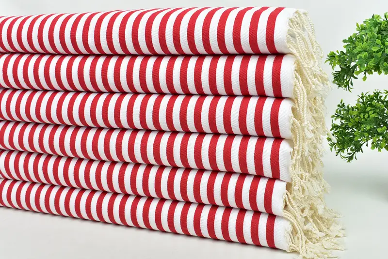 Wedding Gift, Bridesmaid Gifts, Merry Christmas Gifts, Girl Trip Party Favor, Turkish Hand Towel, Bridal Shower Gift, 40x18 Cotton Striped Towel - 3