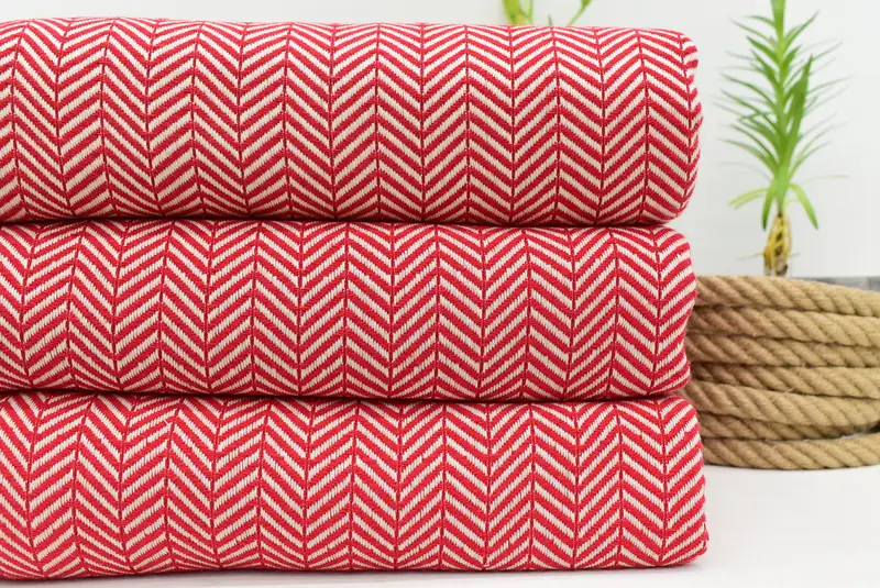 Home Decor Gifts, Bedspread, Personalized Home Gift Wedding, Turkish Blanket, Aesthetic Blanket, Personalized Gifts, 92x76 Cotton Chevron Towel - 2
