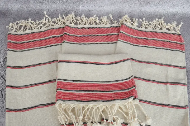 Toallas de pedido a granel, toallas de bordado, toalla de cocina de monograma, regalo de dama de honor, regalos de Navidad, regalo de boda, toallas de rayas de lino 40x20, toallas de baño - 4