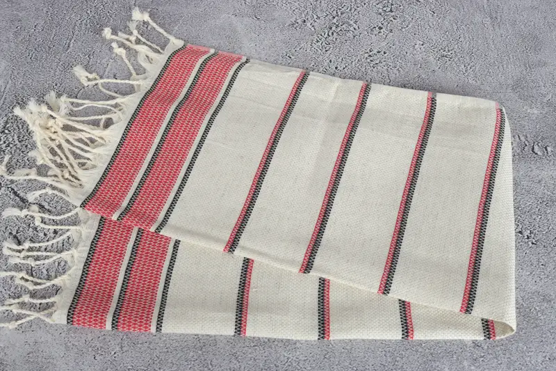Toallas de pedido a granel, toallas de bordado, toalla de cocina de monograma, regalo de dama de honor, regalos de Navidad, regalo de boda, toallas de rayas de lino 40x20, toallas de baño - 6