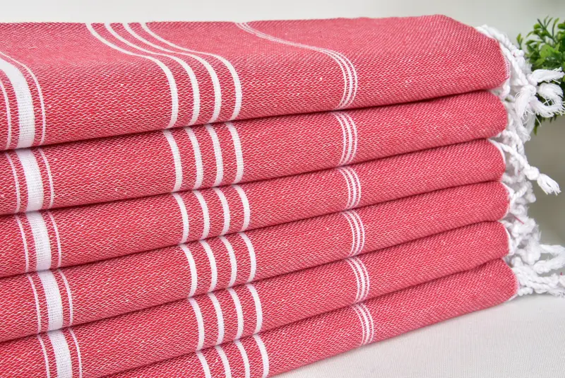 Large Turkish Towel, Monogram Beach Towel, Turkish towel bulk order for wedding gifts, Xmas Gifts, 70x40 Cotton Striped Towel, Lightweight towel - 3