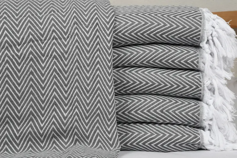 Boho Throw Blankets, Woven Blanket, First Wedding Anniversary Gift, Bachelorette Party Decorations, Custom Blanket, 96x80 Cotton Chevron Towel - 1