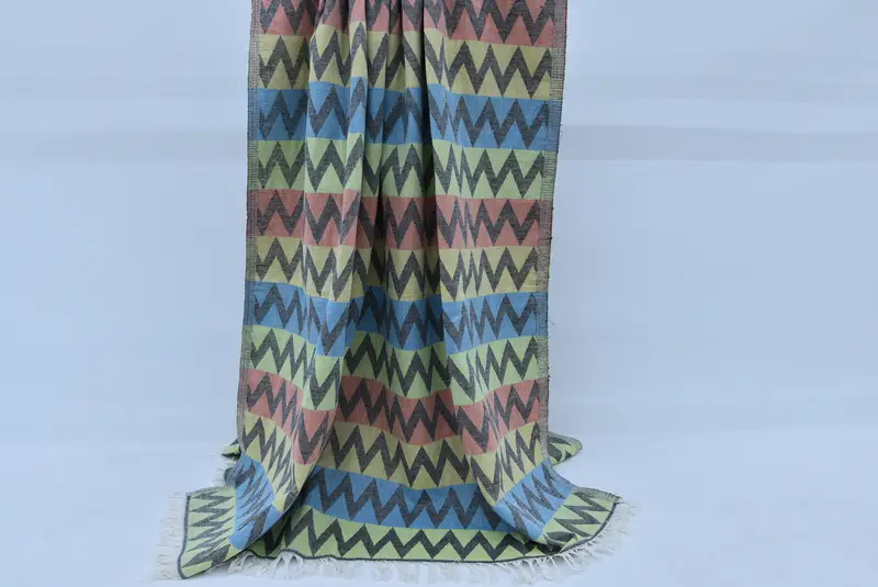 70x40 Cotton Zigzag Design Towel, Eco-friendly Turkish peshtemal towel, Gift For Him, Bachelor Party Favors, Sand-free towel, Home Decor Gifts - 8