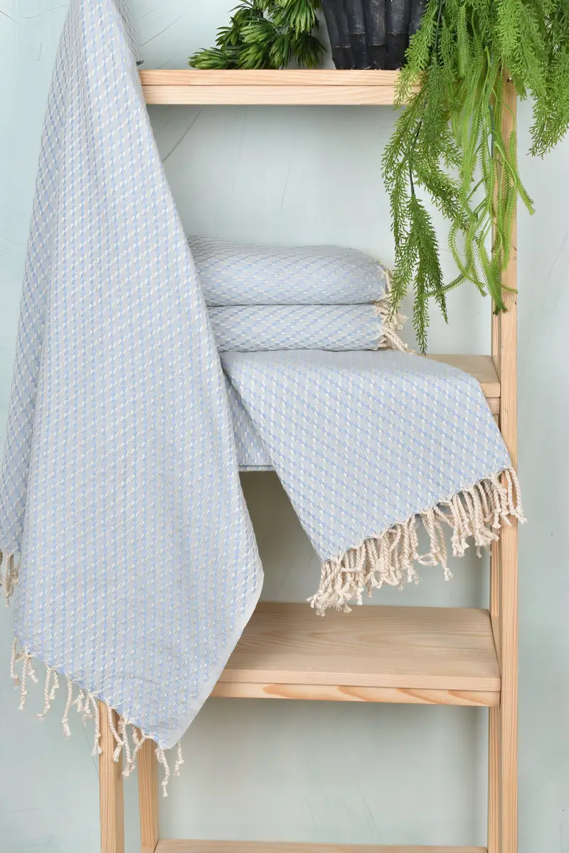 Personalized Wedding Gift, 68x40 Cotton Geometric Towel, Girls Weekend Favors, Turkish towel, Home Decor Gifts, Christmas Favors, Summer Towel - 6