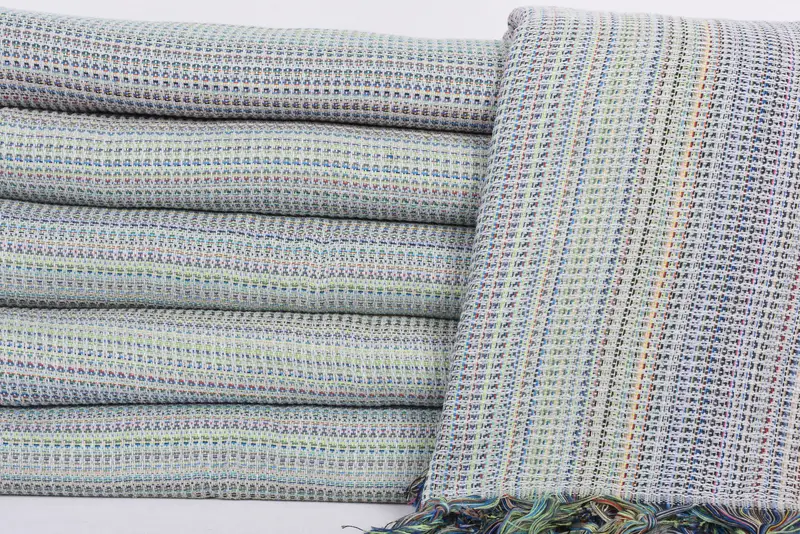 Family Gift Basket, Bridesmaid Gifts, Monogram Blanket, Woven Throw Blanket, 100x80 Cotton Waffle Towel, Turkish Tablecloth, Gift For Mom - 2