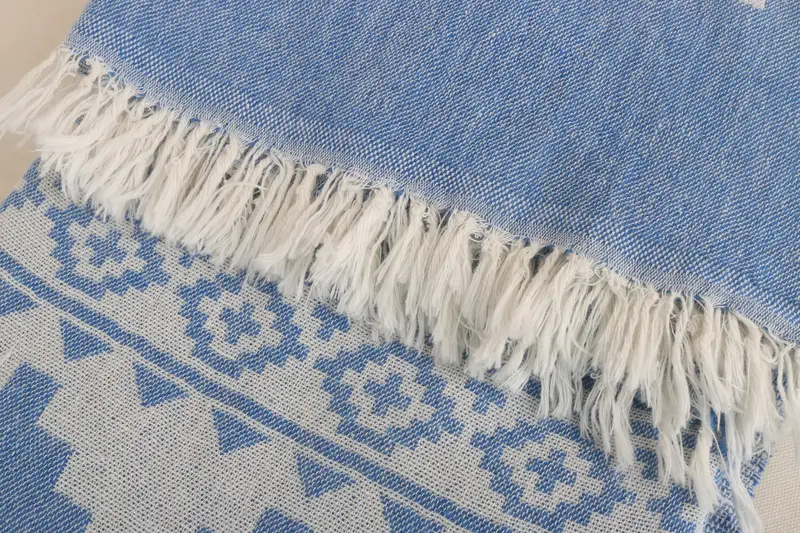 Gifts For Him, Xmas Gifts, Organic Beach Towel, Wedding Gifts Towel, Holiday Towel, 70x36 Linen Aztec Towel, Oversized Beach Towel, Best Beach Towel - 5